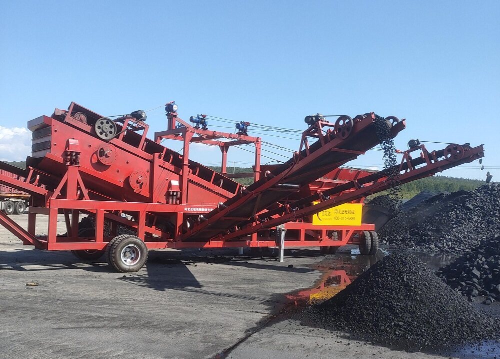 200型移動分煤機---吉林市投入生產(chǎn)作業(yè)中